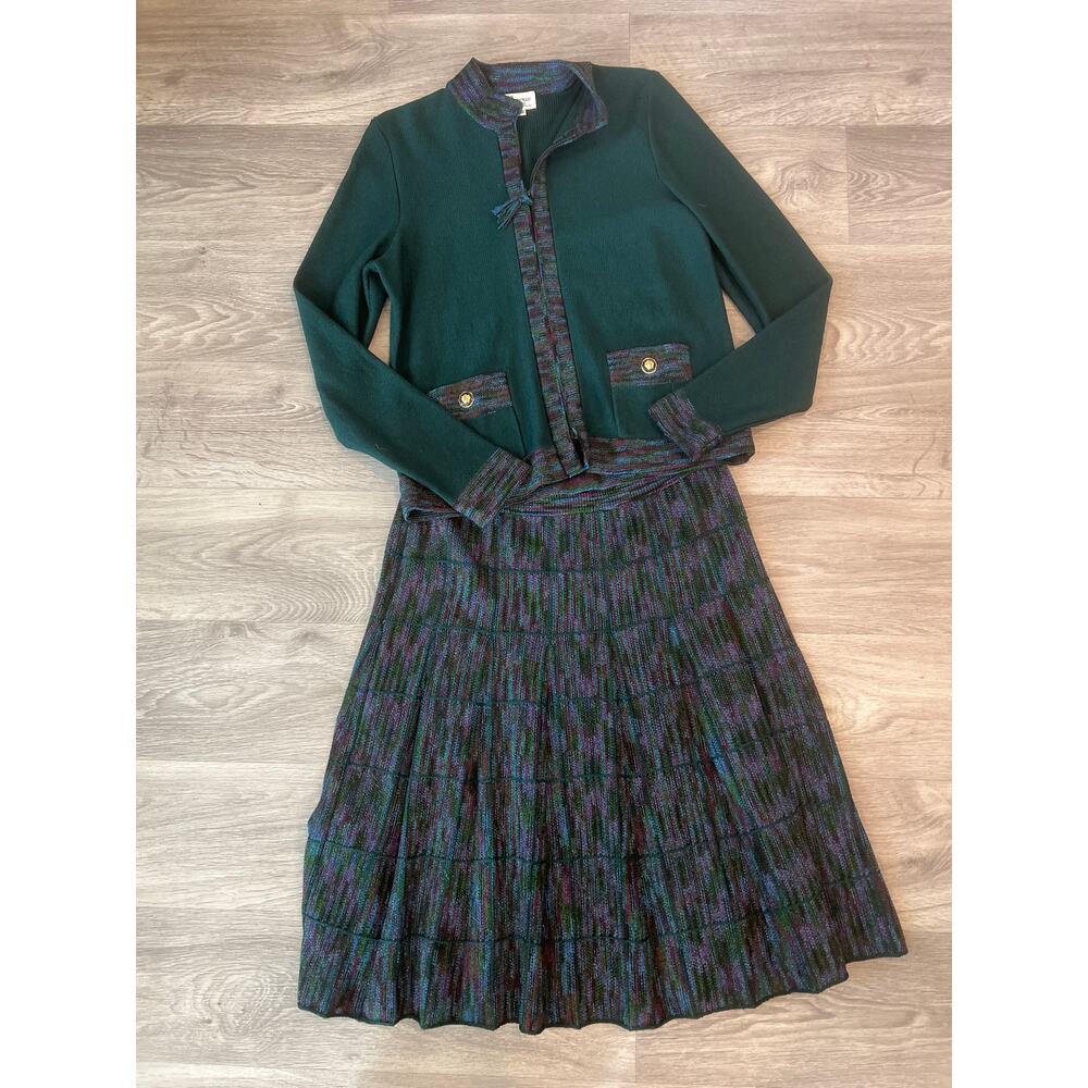 Vintage Dunollie Looms wool blend skirt and jacket outfit size medium?